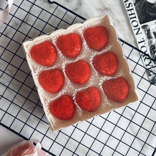 Зефир сердечки на 14 февраля любимой девушке