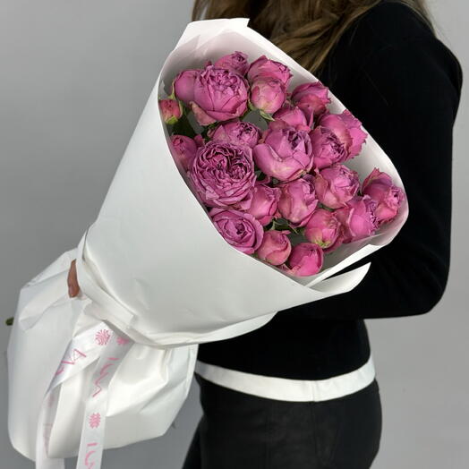 💗Кустовые Пионовидные Розы Мисти-Баблс 7 штук