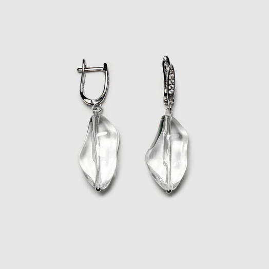 Серьги из хрусталя