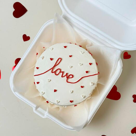 Бенто торт Love для любимого человека