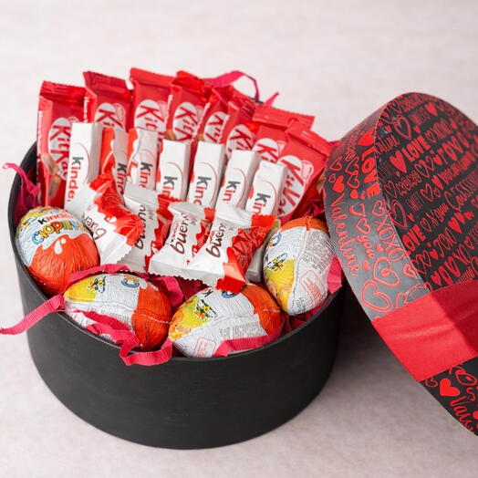 Sweet Chocolate Gift Box with Kinder Surprise