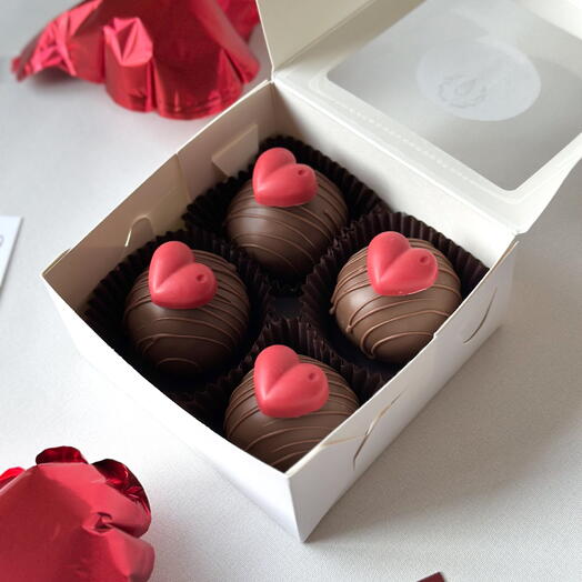 Пирожные KARTOSHKA с сердцами