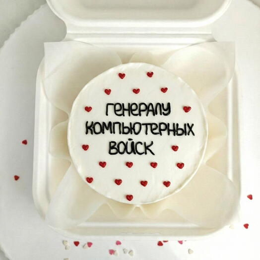 Бенто торт "Генералу компьютерных войск" на 23 февраля, день Защитника Отечества