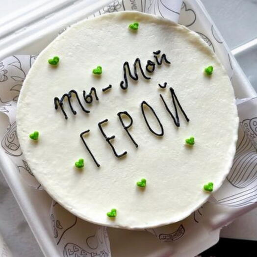 Мини бенто " ты мой герой " с сердечками мужу/ парню на день рождения / 23 февраля