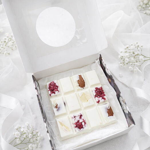 Мини шоколадка из белого шоколада «For you»