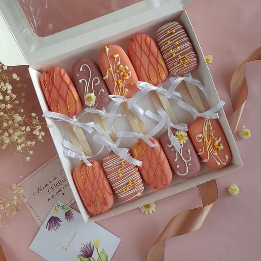 Ассорти мини чизкейков 10 шт. на 8 марта на большую компанию, корпоратив, в офис на сладкий стол, коллегам, партнерам, друзьям