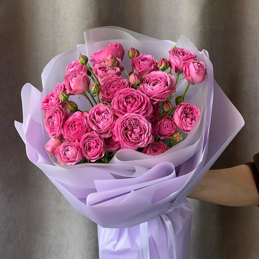 💗Кустовые пион. розы Мисти Баблс. Цветы в подарок женщине, любимой девушке, жене, невесте, бабушке на день рождение букет