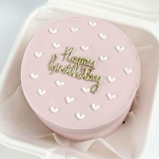 Бенто-торт для подруги «Happy birthday»