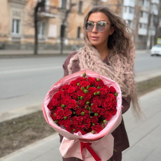 Кустовые розы 🌹