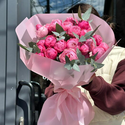 Букет пионовидных роз 💗💗💗