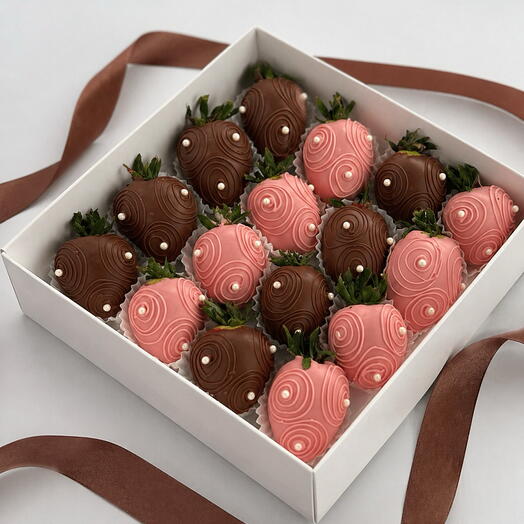 Luxury Chocolate Covered Strawberry Box 🍓🍫