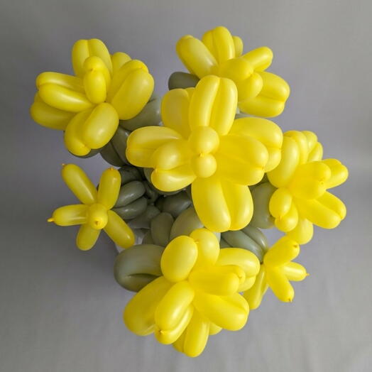 Букет из шаров "Вино из одуванчиков" из 7 штук 🌼