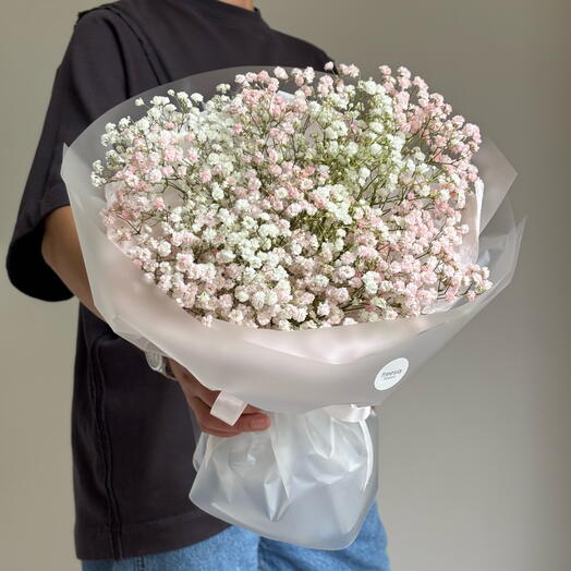 Букет из гипсофилы «Розовое облако»🌸