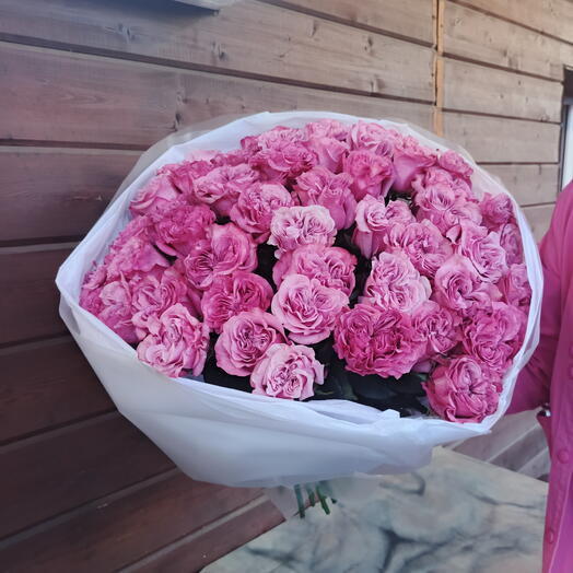 пионовидная роза 💓51 шт Акция 👇 🩷🌸💝