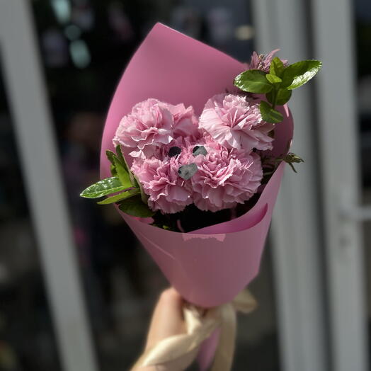 Букет мишка