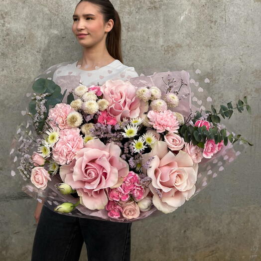 Сборный букет 🩷🩷🩷🌸🌸