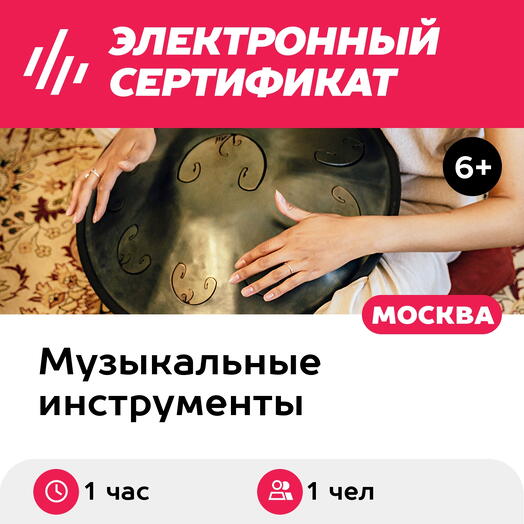 Подарочный сертификат Обучение игре на RAV Vast, индивидуальный онлайн-урок, для 1 чел., 1 час