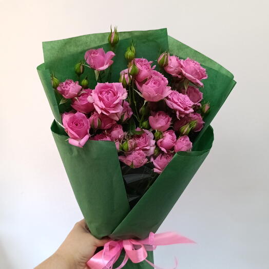 Букет кустовых роз Pink Demensions