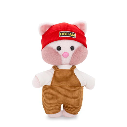 Мягкая игрушка Котик Котти в комбинезоне, 32см
