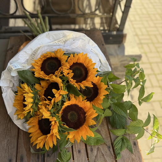Букет подсолнухов 🌻