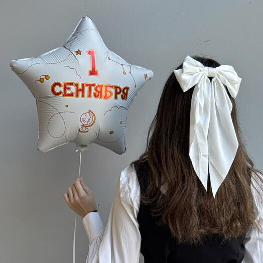 Воздушный шар на 1 сентября «1 сентября дуо»