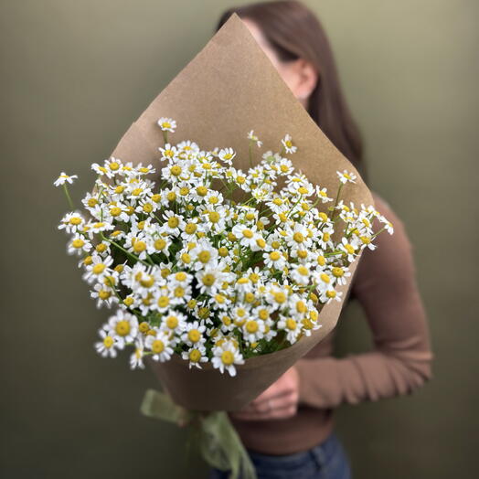 Букет из ромашки мини