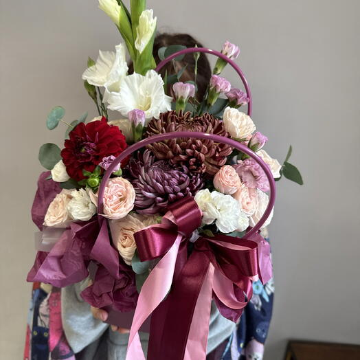 Бордовая композиция 💜