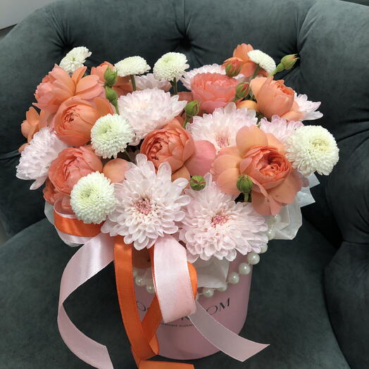 🧡Коралловая коробочка Bloom Room