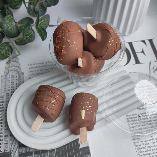 Бананы в молочном шоколаде 🍫 (стакан 5шт)