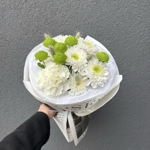 Стильный мини-букет комплимент🥰💚