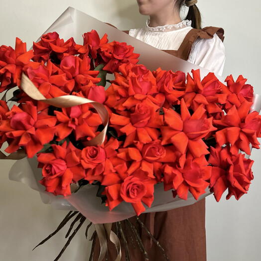 Букет из 25 французских роз