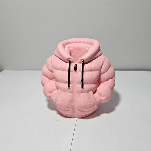 Men hoodie pink