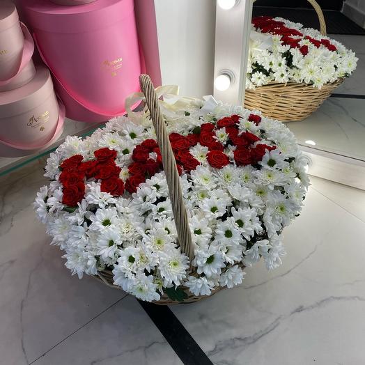 Cesta de flores