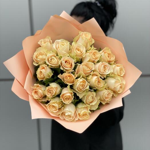 Gentle morning - 25 soft pink roses