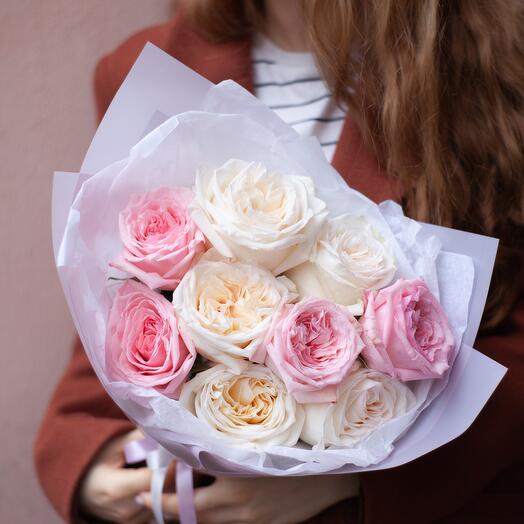 Bouquet of garden roses Ohara