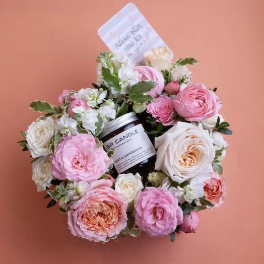 Сердце с ароматической свечой Лето внутри🌸