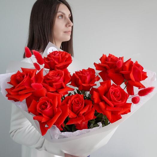 Букет из французских роз Amore Eterno