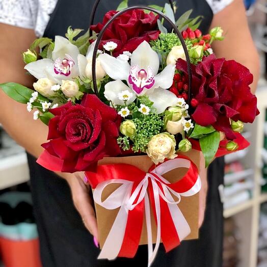 Flowers in a box