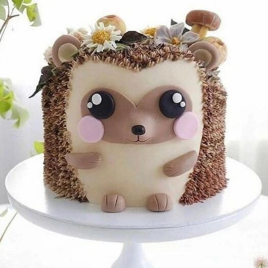 Cake " Hedgehog "