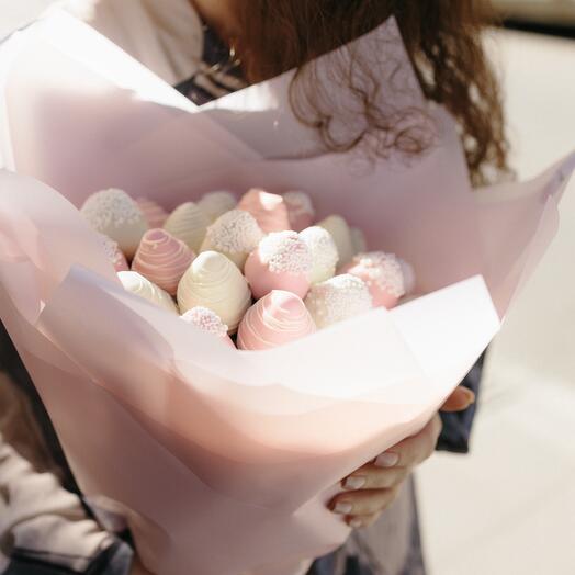 Букет из клубники в шоколаде "Amazing" (15-19 ягод)