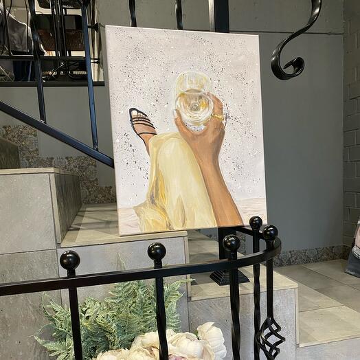 Картина «Белое сухое»