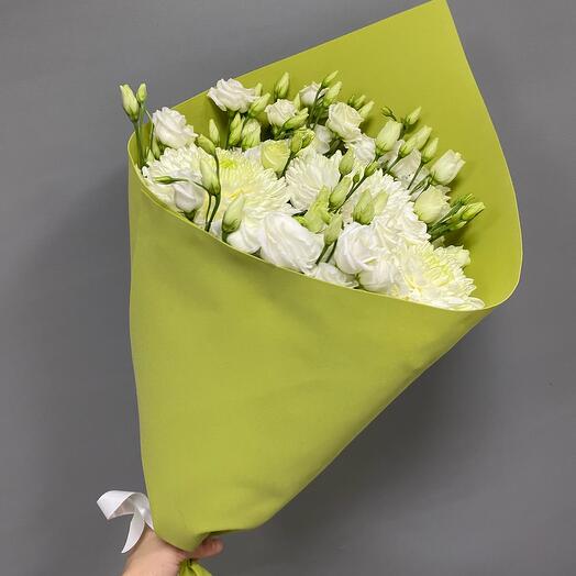 Chrysanthemum with eustoma