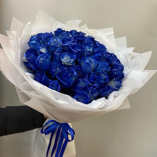Букет из 51 синей розы 💙