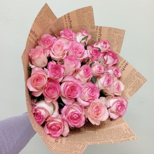 Ramo de 25 rosas rosas Tiernas Jumilia