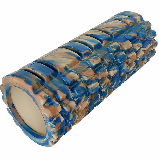 Ролик массажный foam roller  mix 33*14 см