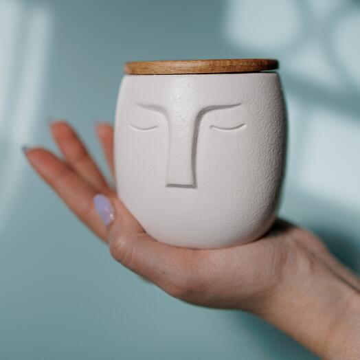Aromatic MOOD candle with Figuer fragrance (Fig) 320 ml, 55 hours of gorenje