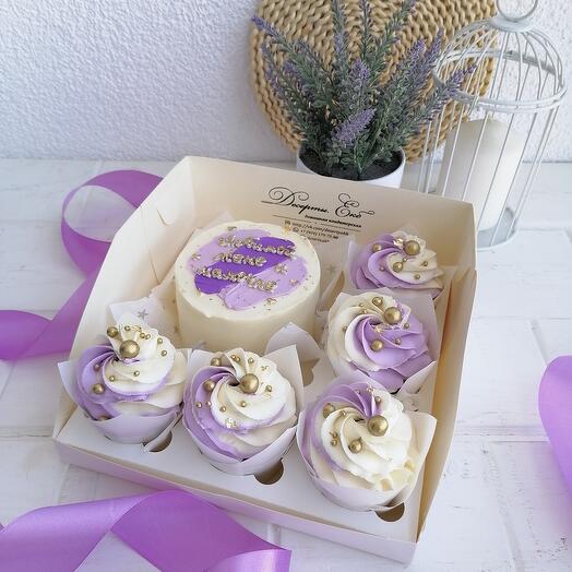 Set de Bento + 5 cupcakes