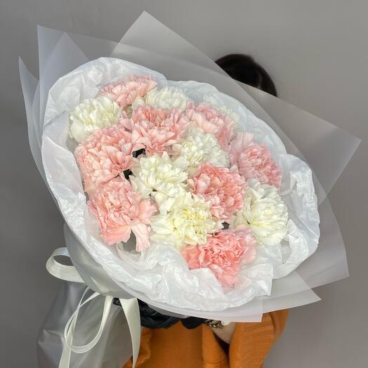 Букет из диантусов🌸🌸🌸🌸