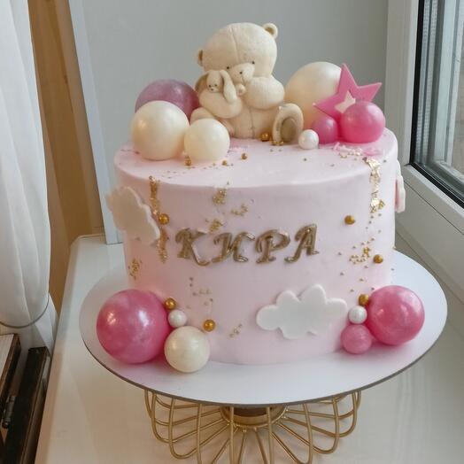 Торт с мишкой