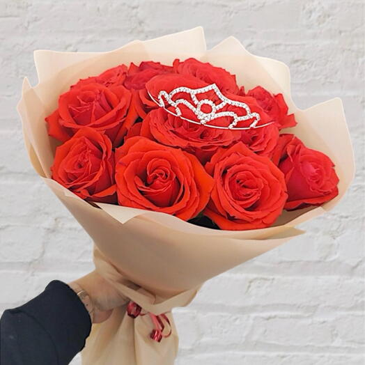 Ramo de rosas rojas "Mi princesa"